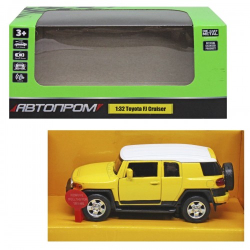 Машинка "Toyota FJ Cruiser", жовта (Автопром)