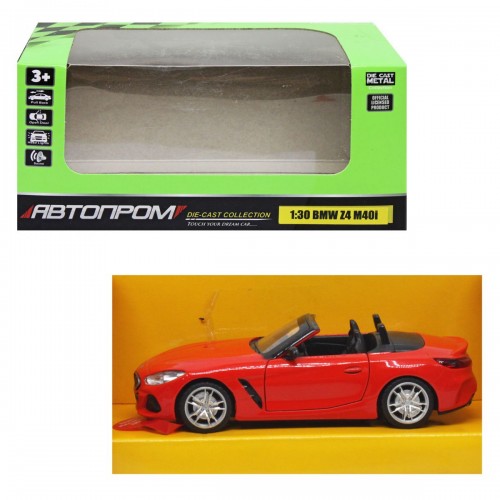 Машинка металева "АВТОПРОМ: BMW Z4" (червона) (Автопром)