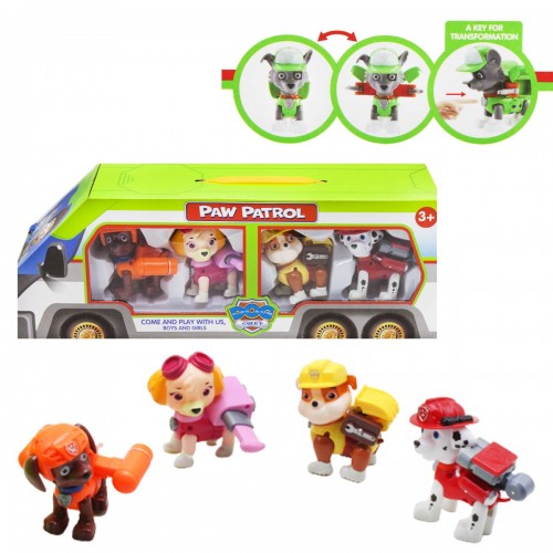 Набір фігурок "Щенячий патруль: Зума, Скай, Здоровань, Маршал" (MiC)