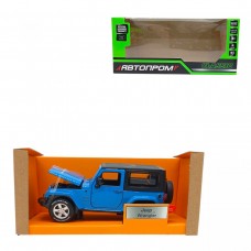 Машина мет. Jeep Wrangler ,батар., світ.,звук,відкр. двері