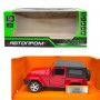 Машинка металева "АВТОПРОМ Jeep Wrangler" (ЧЕРВОНА) (Автопром)