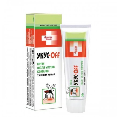 Биокон Средство после укусов насекомых Доктор Биокон Крем после укусов комаров и других насекомых, 30г (Біокон)
