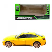 АВТОПРОМ 1:34 BMW i4 M50 (ЖОВТА)