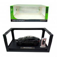 машина мет. 1:24 TESLA  із зарядною станцією (ЧОРНА)