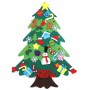 Набір для творчості “Фетрова ялинка”, іграшки на липучках + гірлянда (висота - 95 см) (MiC)