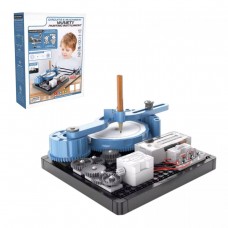 Конструктор електронний “Спірограф”, 37 елементів, 48 візерунків, QR-код з відео майстер-класом, на батарейках, інструкція, в коробці