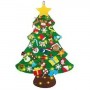 Набір для творчості “Фетрова ялинка”, іграшки на липучках + гірлянда (висота - 97 см) (MiC)