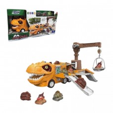 Парковка інерційний механізм, 3 машинки, підйомний кран, 10 мелодій, звуки роботи, рик, підсвічування, наліпки, інструкція, в коробці