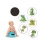 Наліпки для привчання дитини до горщика Діно (5 шт.) (Mega Zayka)