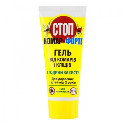 Биокон Гель от комаров и клещей Стоп Комар Форте, 60мл (Біокон)