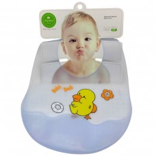 СИЛІКОНОВИЙ СЛЮНЯВЧИК (БЛАКИТНИЙ) КАЧЕЧКА