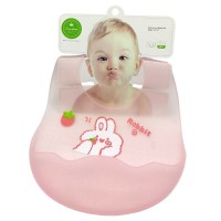 СИЛІКОНОВИЙ СЛИНЯВЧИК (РОЖЕВИЙ) ЗАЙЧИК