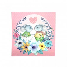 Скетчбук, 48 арк.,100х100 мм. (МИШЕНЯТА)