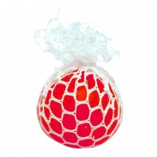 Антистрес мізки в білій сітці (ЧЕРВОНИЙ)