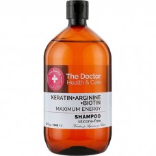 The Doctor Health & Care Шампунь Keratin + Arginine + Biotin Maximum Energy, 355мл