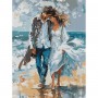 Картина по номерах "Пара на узбережжі" 30х40 см (Ідейка)