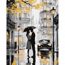 Картина по номерах з фарбами металiк 