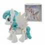 Музична іграшка “Поні”, підсвічування, пісня англ. мовою, проєктор, ходить, в коробці (Бірюзова) (Hong Jie)