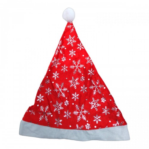 Шапка Діда Мороза зі сніжинками (MiC)