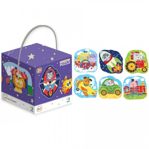 Пазли "Транспорт" (6 пазлів) (Dodo)