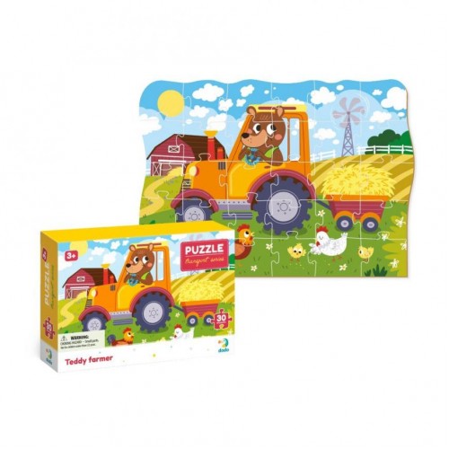 Пазл "Ведмедик Тракторист", 30 ел (Dodo)