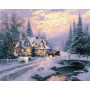 Картина по номерам "Новогодний покой" 40х50 см (Ідейка)
