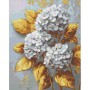 Алмазна мозаїка "Золота гортензія" 40х50 см (Ідейка)