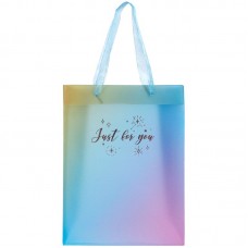 Пакет пластиковый подарочный 25х19см, Just for you-1