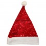 Шапка Діда Мороза блискуча, обʼєм 58 см, висота 40 см (MiC)
