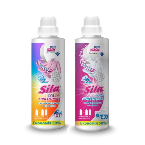SILA Набір Концентрат для прання Universal 925мл + Color 925мл (SILA)