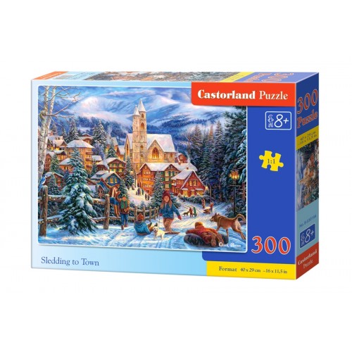 Пазлы "Зимняя сказка", 300 элементов (Castorland)
