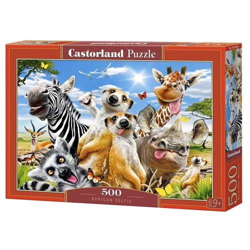 Пазли "Африканське селфі", 500 елементів (Castorland)