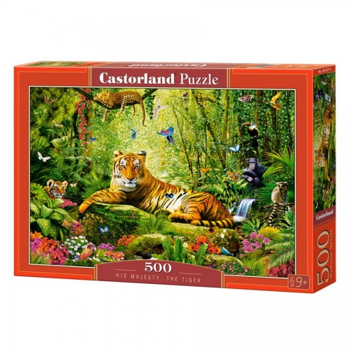 Пазли "Його величність Тигр", 500 елементів (Castorland)