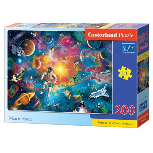 Пазли "Людина у космосі", 200 елементів (Castorland)