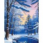Картина за номерами "Зимовий ліс" 40x50 см (art craft)