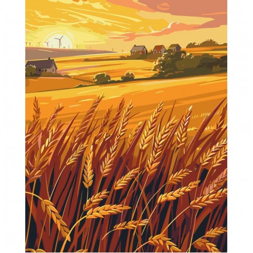 Картина за номерами "Сонячне поле" 40x50 см (art craft)