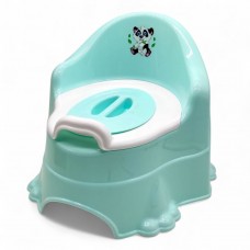 Горшок детский ПАНДА (БИРЮЗОВЫЙ)