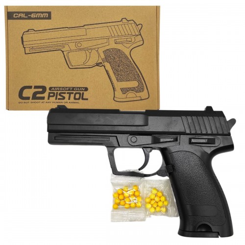 Пістолет металевий, у коробці 24*16*4 см (MiC)