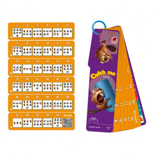 Гра настільна магнітна "Roter Käfer. Кмітливі бобри" укр (Vladi Toys)