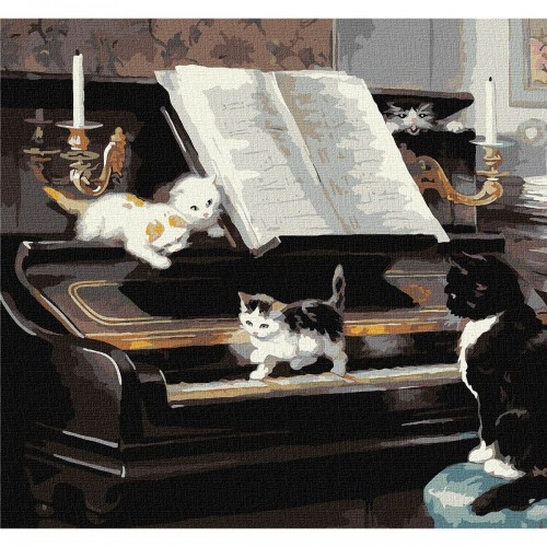 Картина по номерам "Музыканты" (Ідейка)