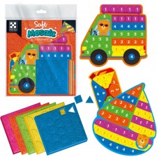 Набор для творчества с плюшевой мозаикой «Транспорт» укр