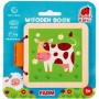 Деревʼяна іграшка "Деревʼяна книга. Ферма" (Vladi Toys)