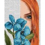 Картина за номерами - "Барвиста поезія: Блакитна орхідея" ©art_selena_ua, 40х50см (Ideyka)