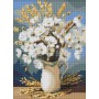 Алмазна мозаїка - "Білі маки і пшениця" ©art_selena_ua, 30х40см (Ideyka)