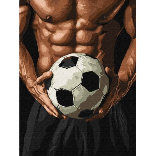 Картина по номерам - "Торс футболиста" ©art_selena_ua, 30х40см (Ideyka)