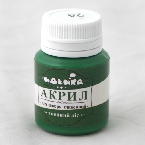 [98224] Акрил для декору "Хвойний ліс", 20мл (Идейка)