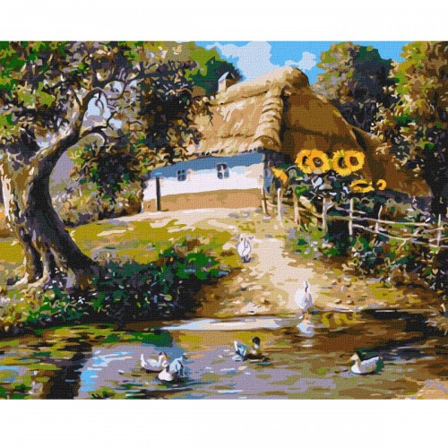 Картина по номерам "Хутор" ★★★★★ (Ідейка)