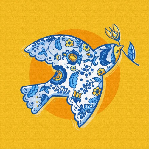 Картина за номерами "Вільна пташка" ★★★★★ (Ідейка)