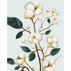 Картина за номерами з фарбами металік 