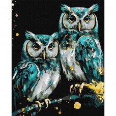 Картина за номерами з фарбами металік 